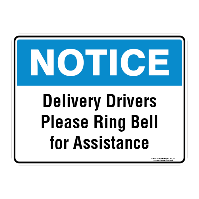 NOTICE CUSTOM TEXT SIGN