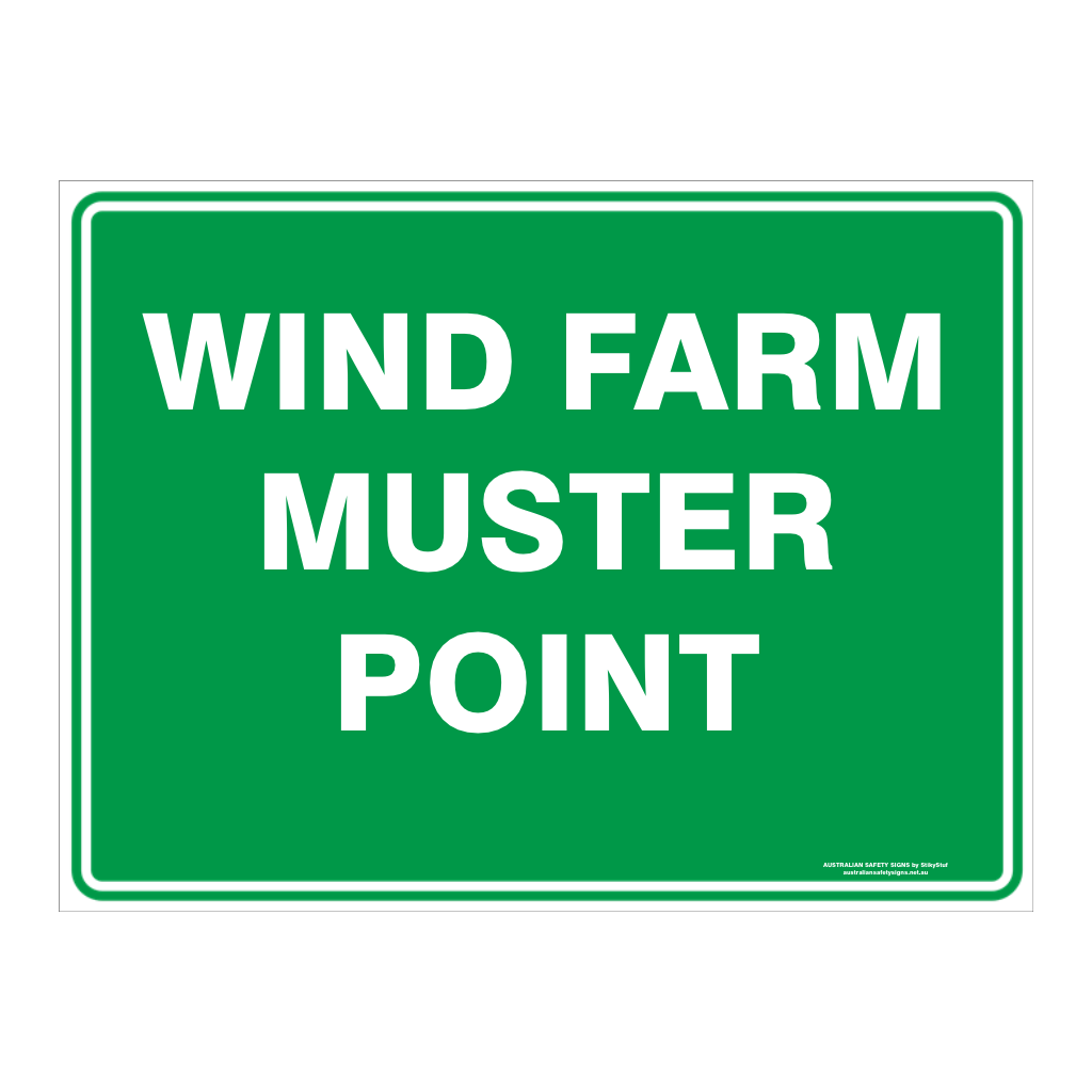 Custom Text Emergency Sign