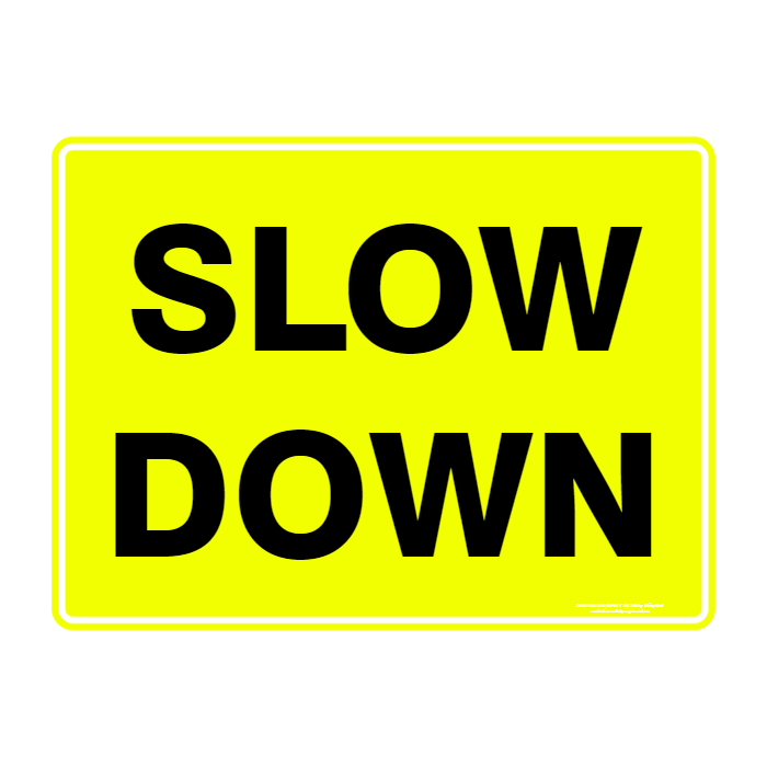 Custom Text Emergency Sign