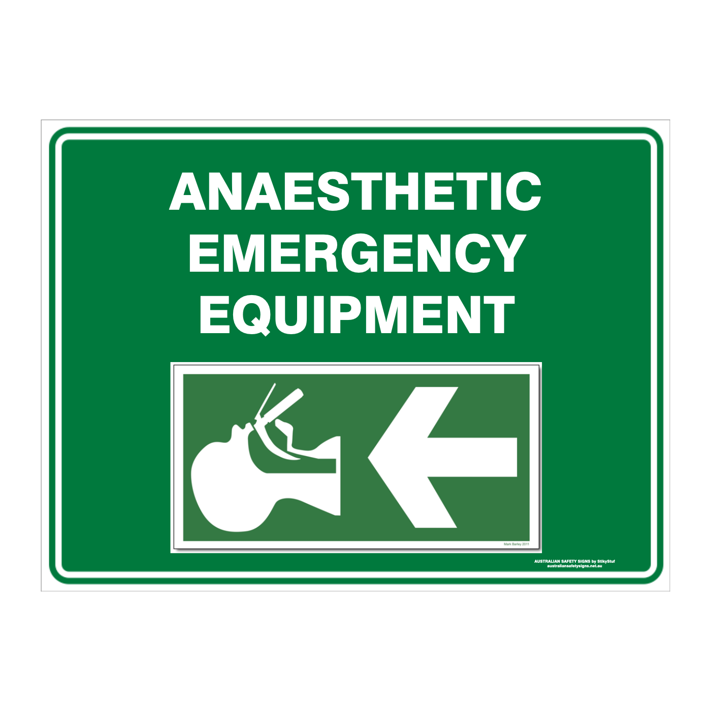 Custom Text Emergency Sign