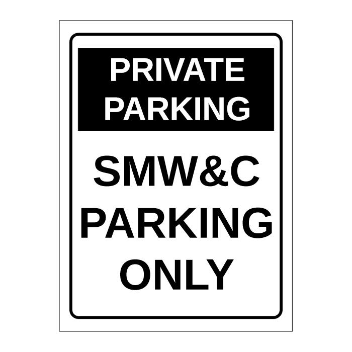 Custom Text Sign Portrait