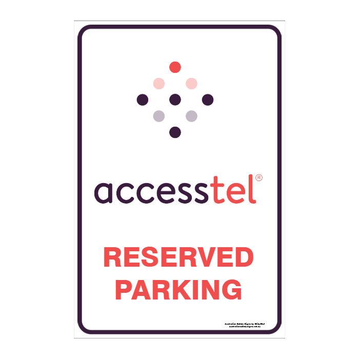CUSTOM PARKING SIGN