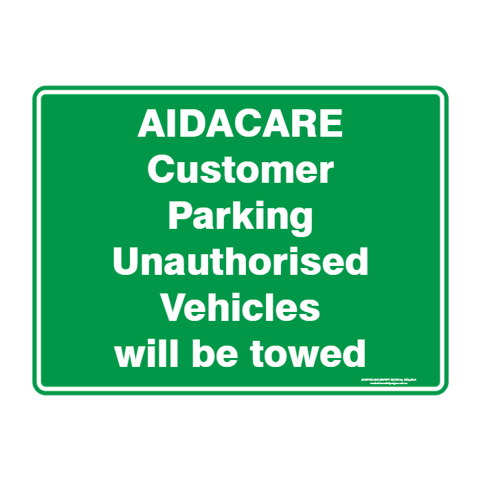 Custom Text Emergency Sign