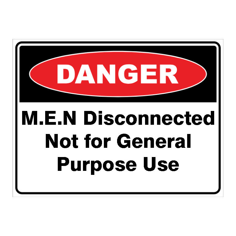 Danger Custom Text Sign
