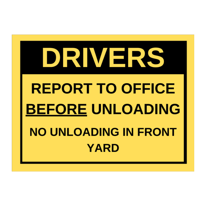 Custom general sign