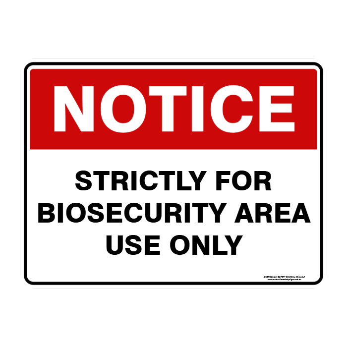 NOTICE CUSTOM TEXT SIGN