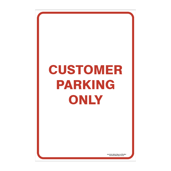 CUSTOM PARKING SIGN