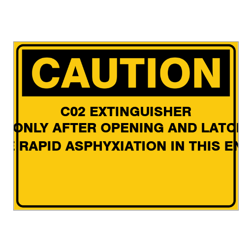 Custom Text Caution Sign