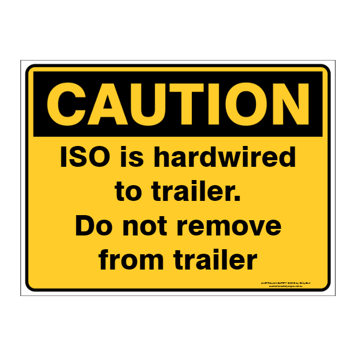 Custom Text Caution Sign