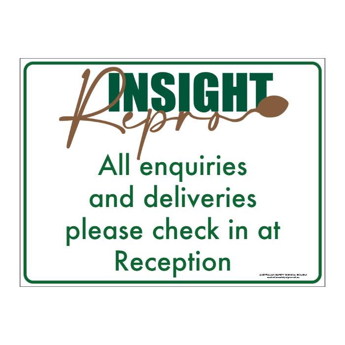 Custom general sign