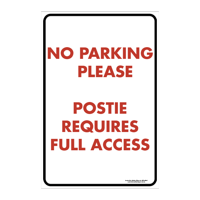 CUSTOM PARKING SIGN