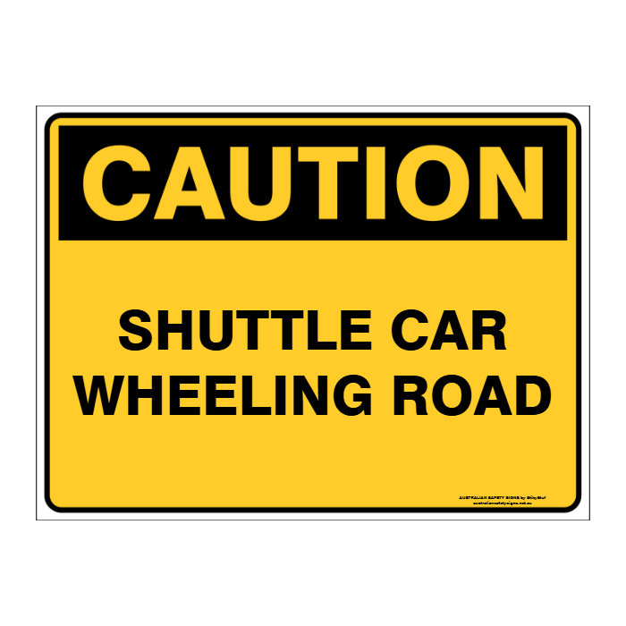Custom Text Caution Sign