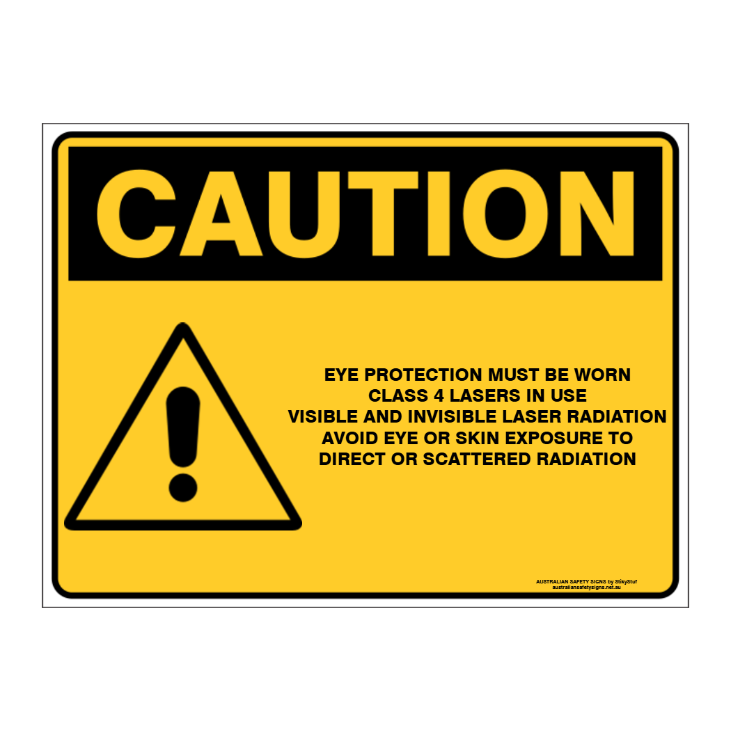 Custom Text Caution Sign