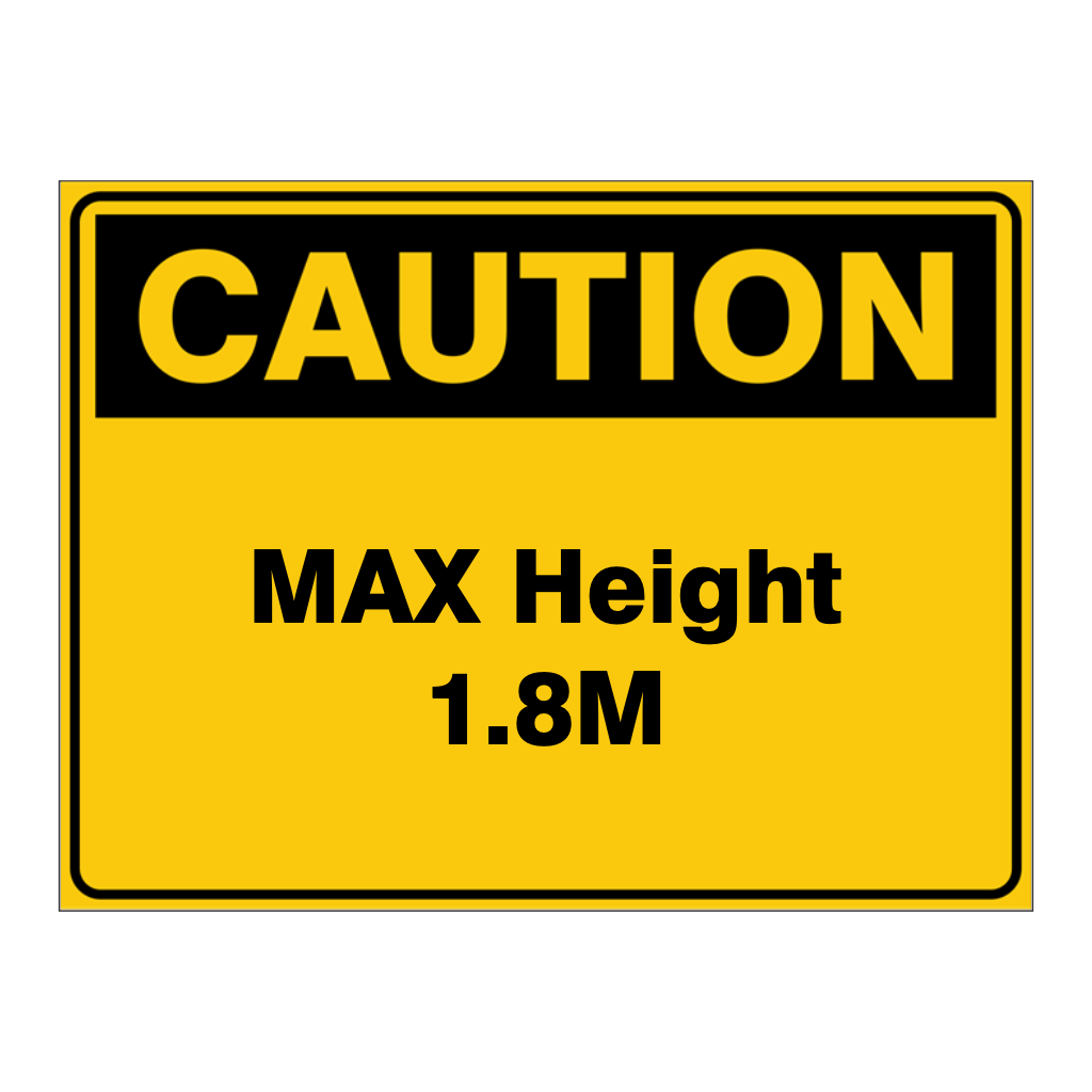 Custom Text Caution Sign
