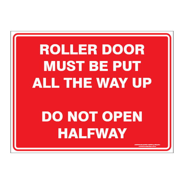 Custom general sign - Australian Safety Signs