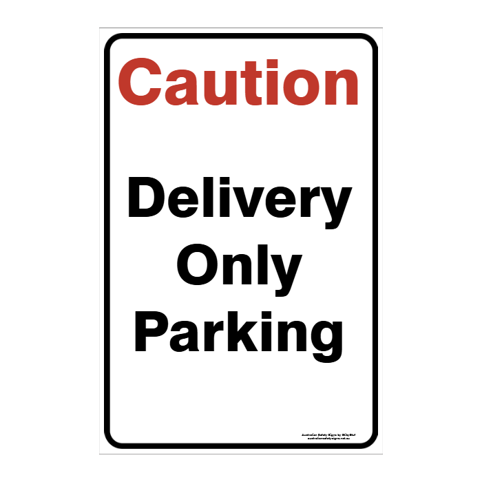 CUSTOM PARKING SIGN