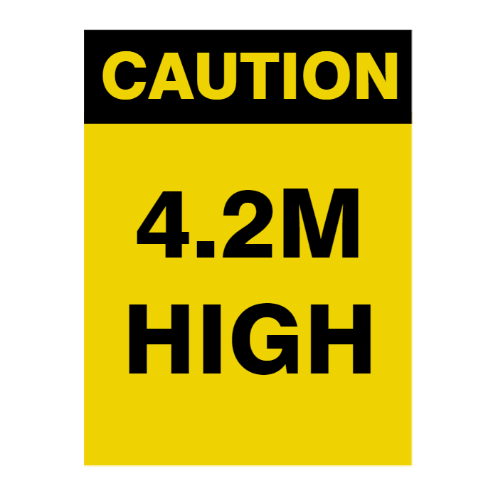 Custom Text Sign Portrait