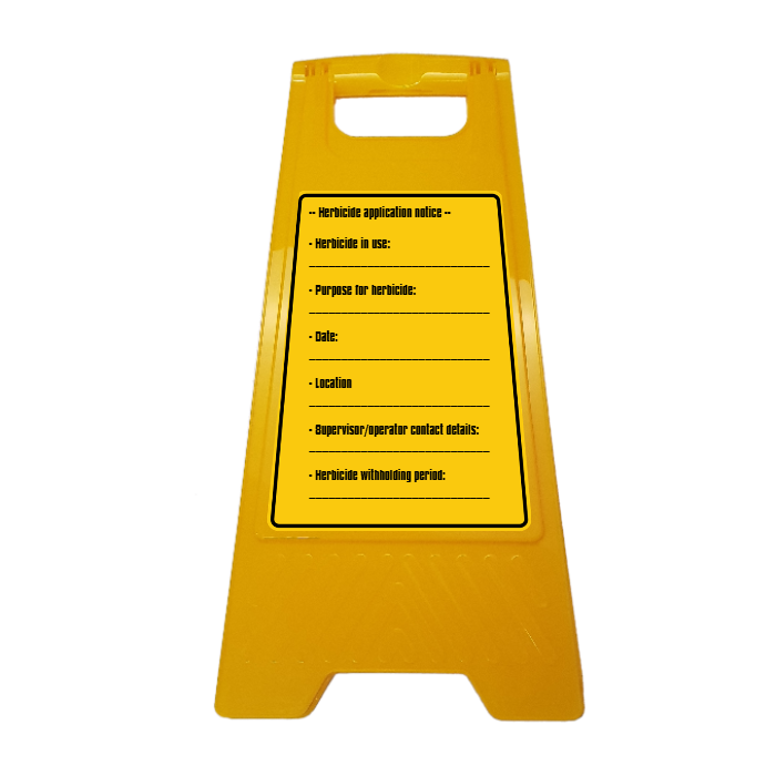 New CUSTOM Your Text Here A-Frame Floor Stand
