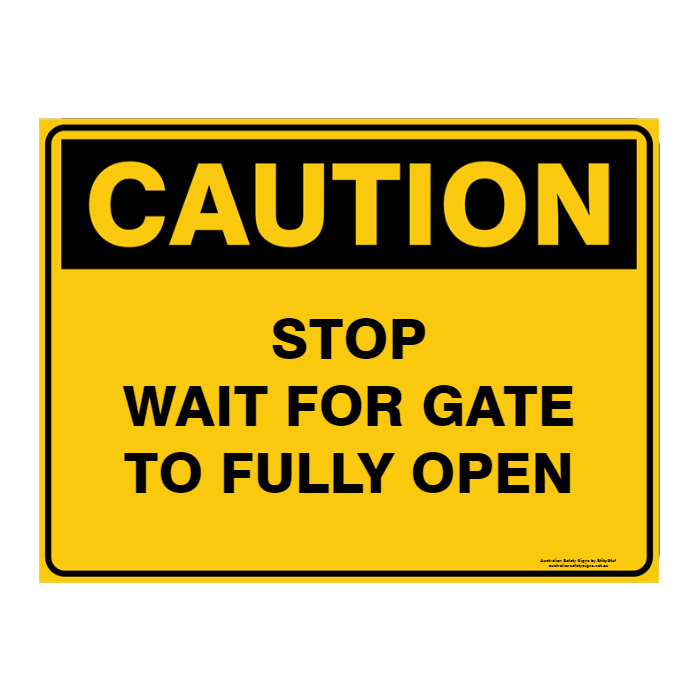 Custom Text Caution Sign