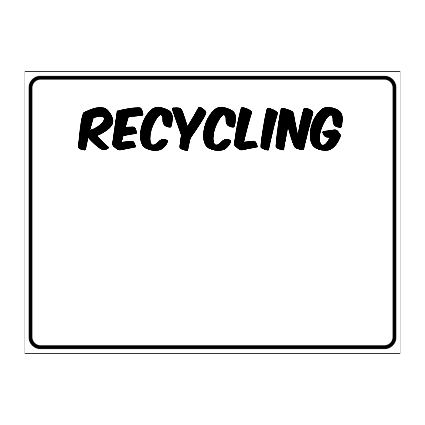 Custom general sign