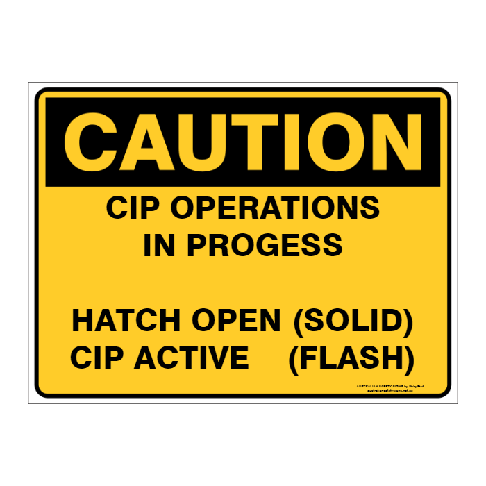 Custom Text Caution Sign