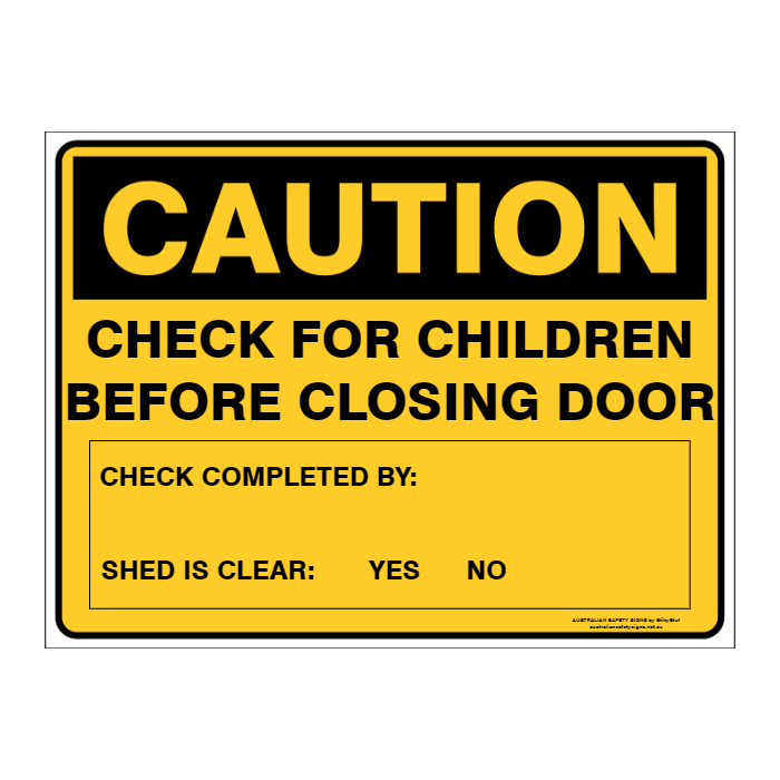 Custom Text Caution Sign