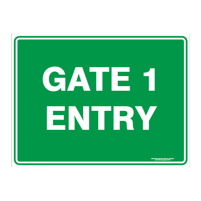 Custom Text Emergency Sign