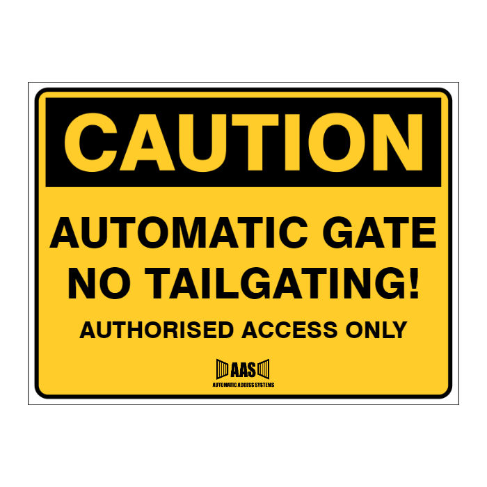 Custom Text Caution Sign