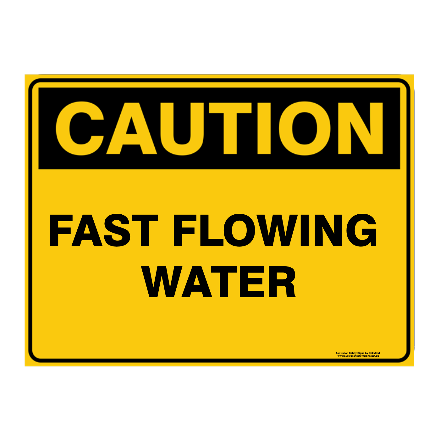 Custom Text Caution Sign