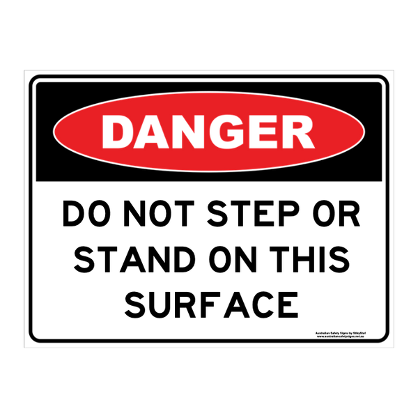 Danger Custom Text Sign - Australian Safety Signs