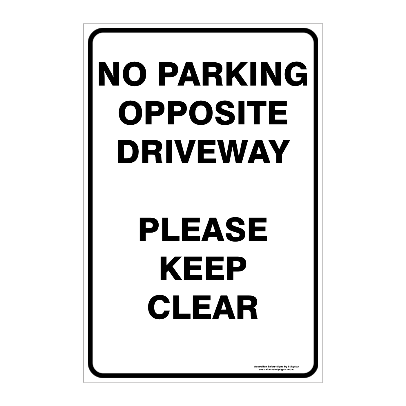CUSTOM PARKING SIGN