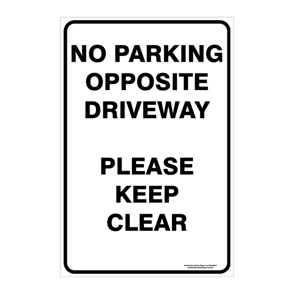 CUSTOM PARKING SIGN Australian Safety Signs
