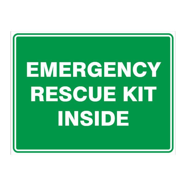 Custom Text Emergency Sign - Australian Safety Signs