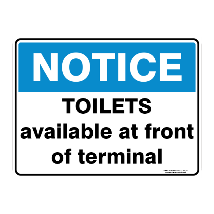 NOTICE CUSTOM TEXT SIGN