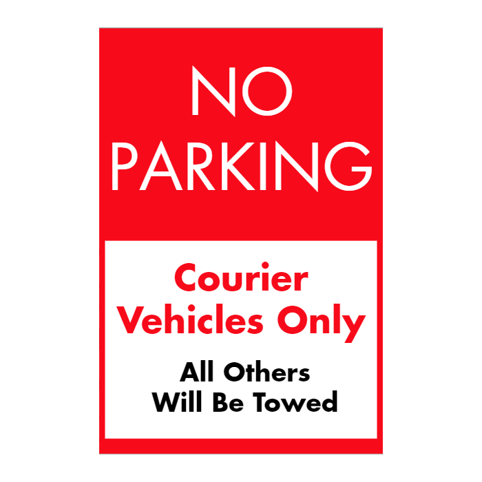 CUSTOM PARKING SIGN