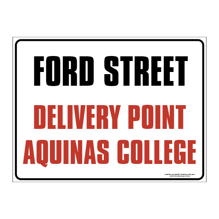 Custom general sign