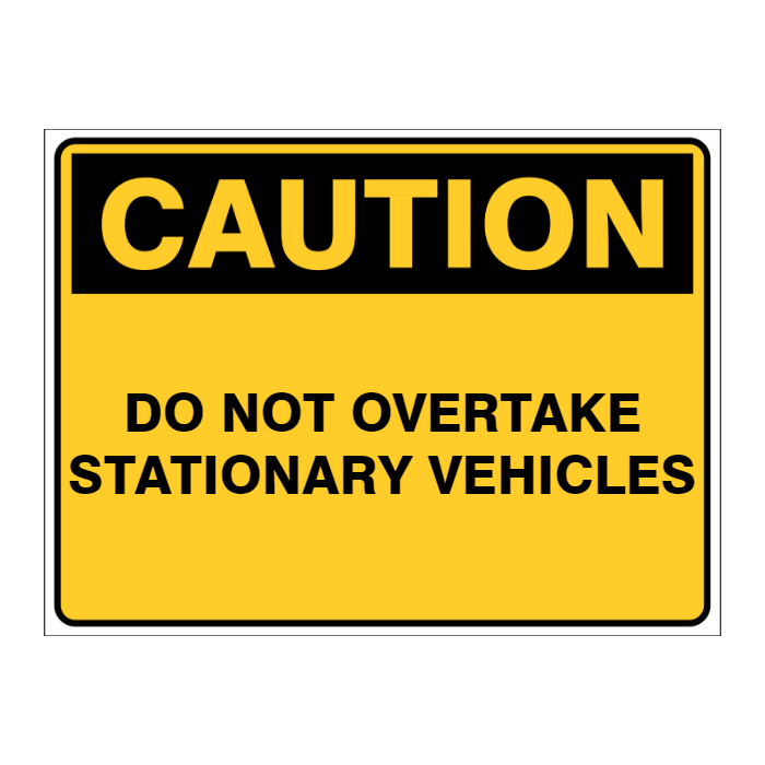Custom Text Caution Sign