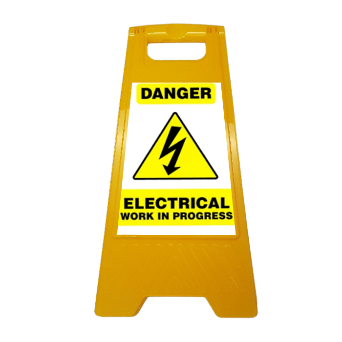 New CUSTOM Your Text Here A-Frame Floor Stand