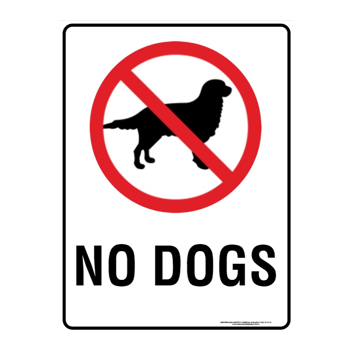 Custom Prohibition Sign - Australian Safety Signs