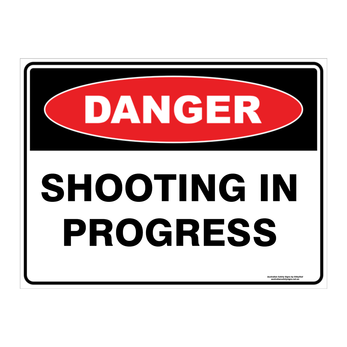 Danger Custom Text Sign