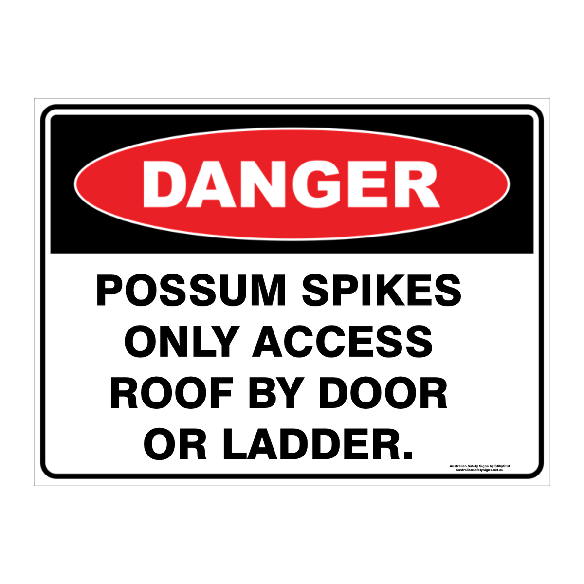 Danger Custom Text Sign