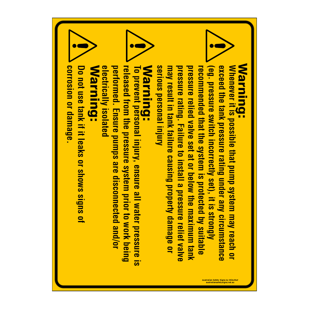 Warning Custom Text Sign