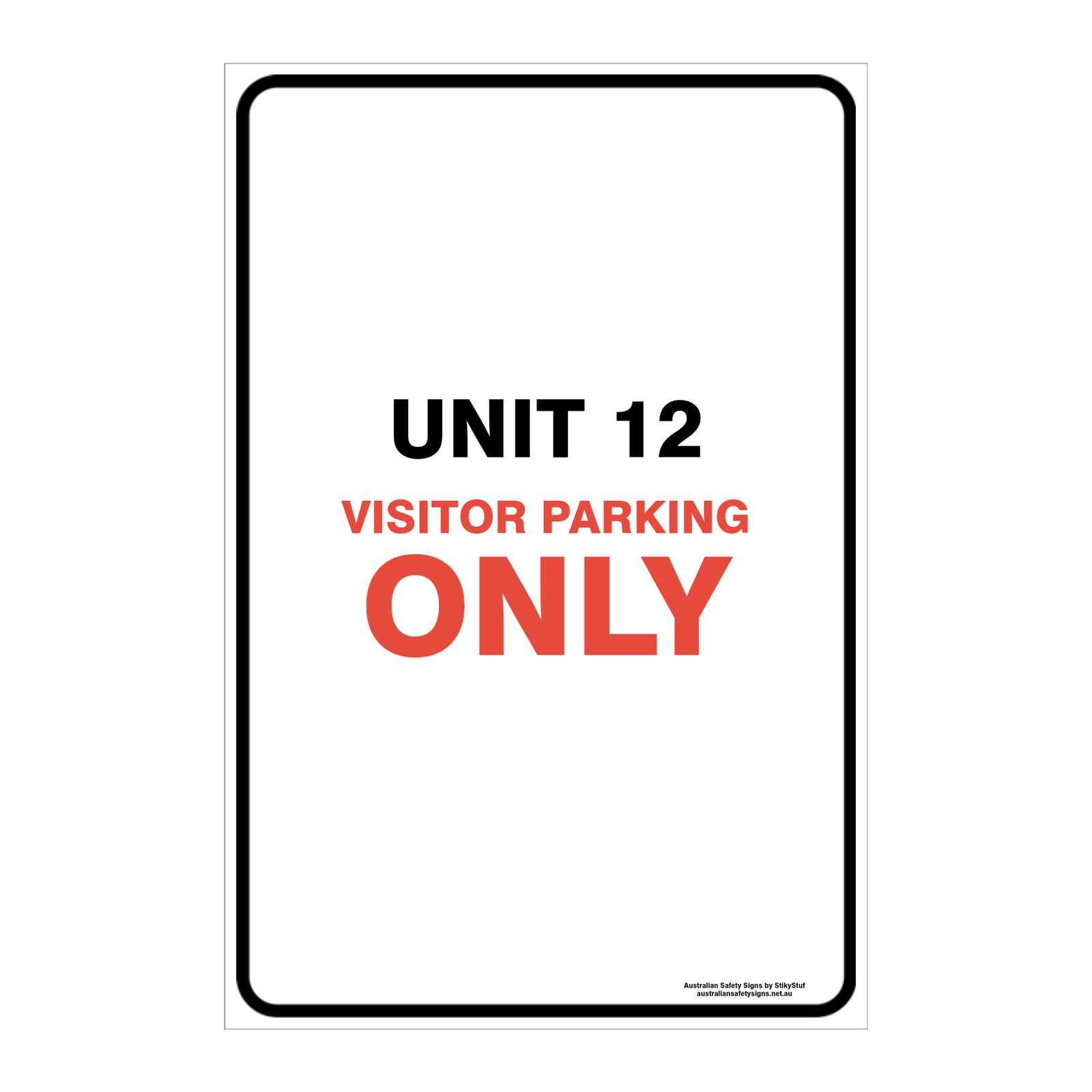 CUSTOM PARKING SIGN
