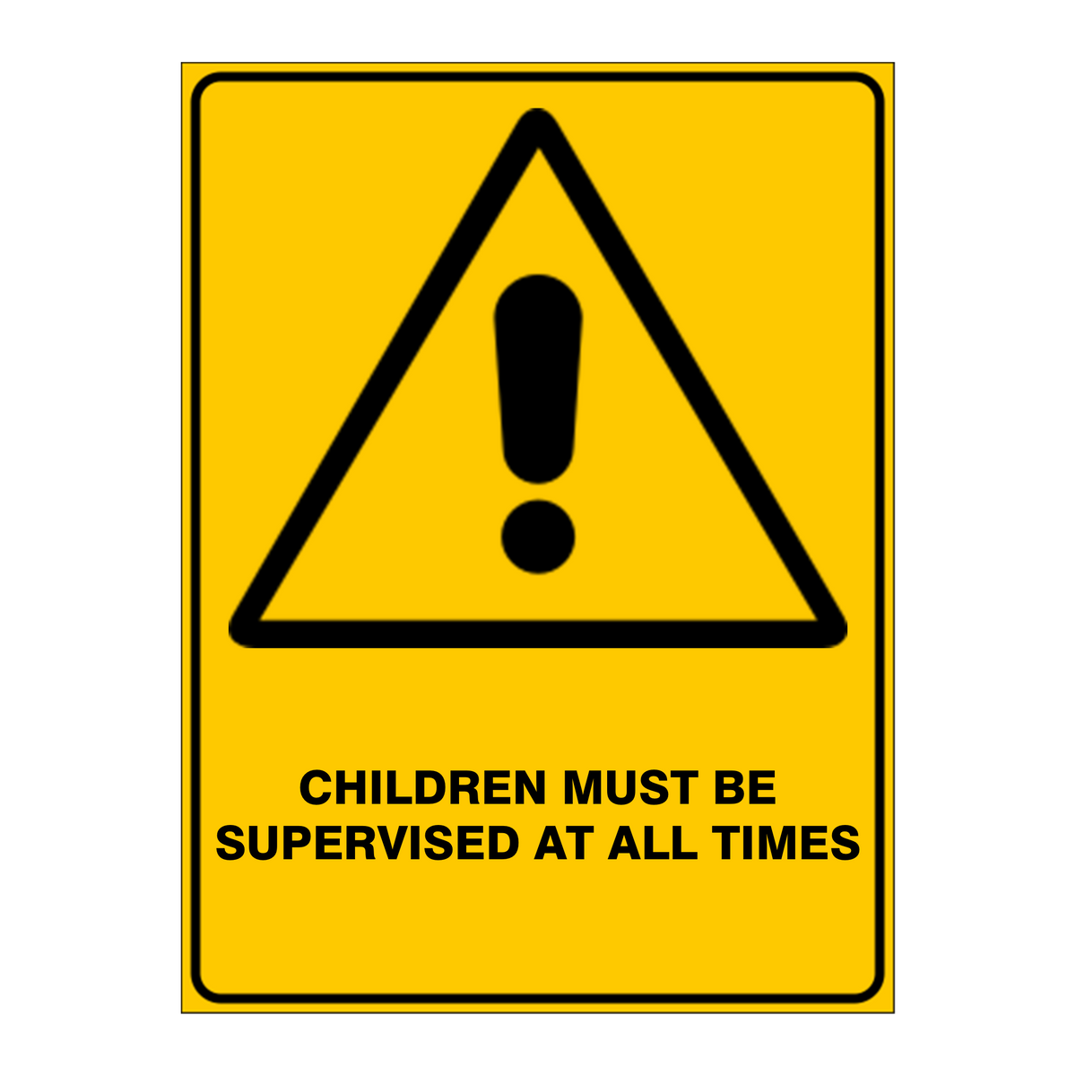 Warning Custom Text Sign