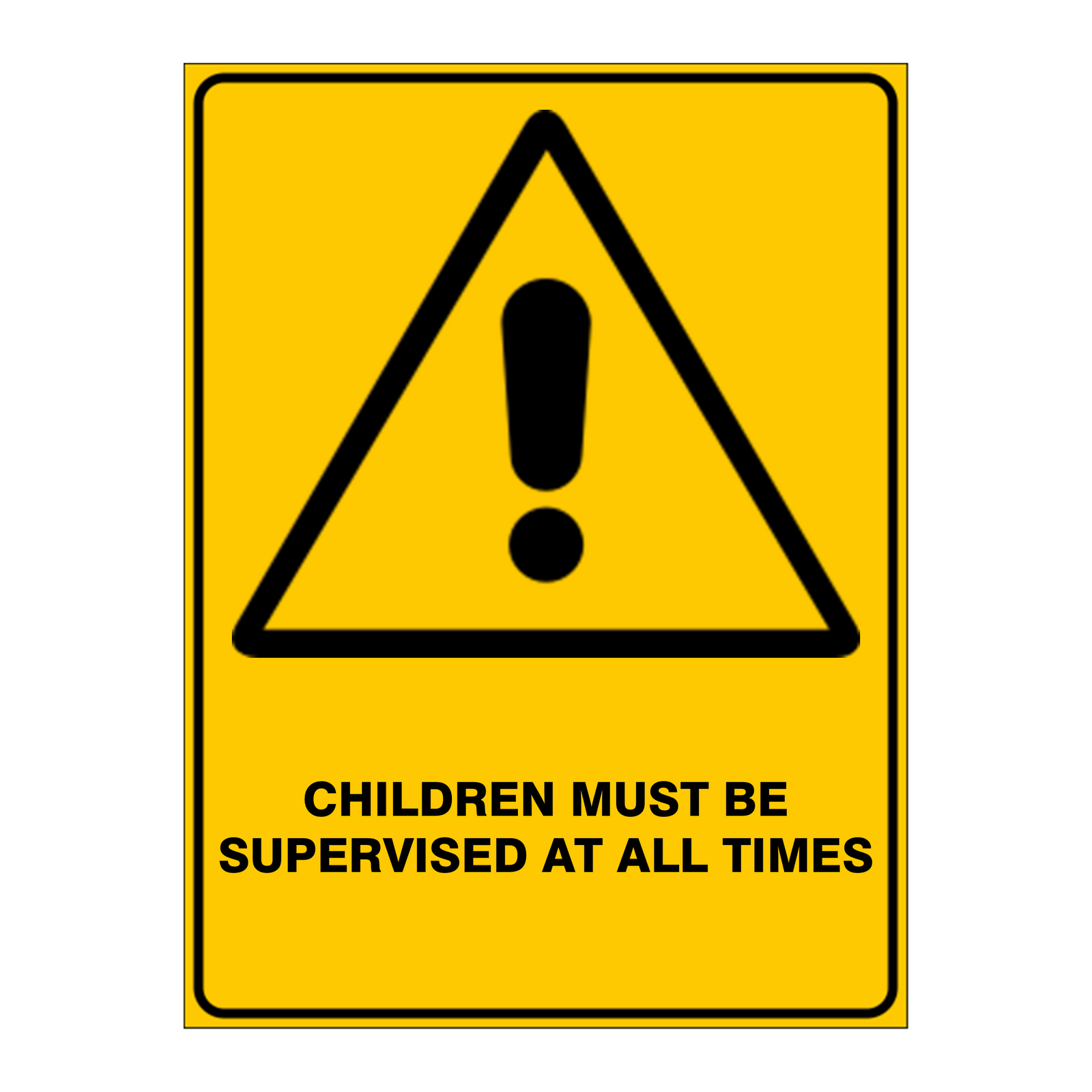 Warning Custom Text Sign