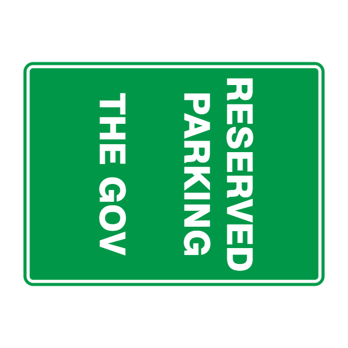 Custom Text Emergency Sign