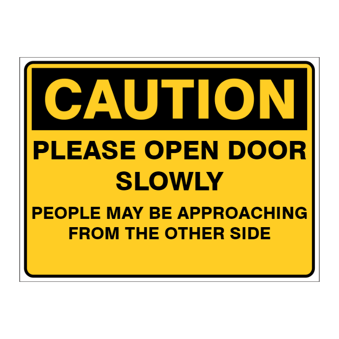 Custom Text Caution Sign