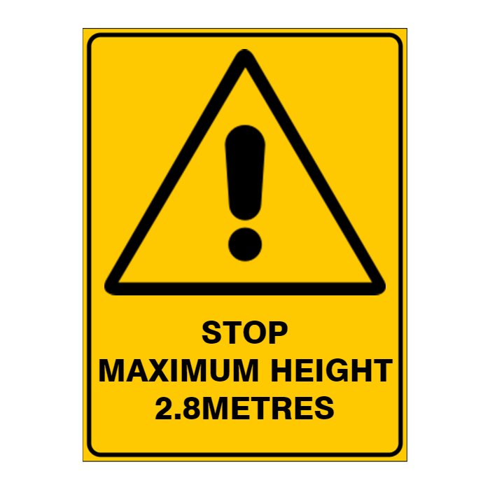 Warning Custom Text Sign