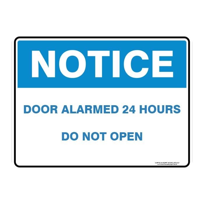 NOTICE CUSTOM TEXT SIGN