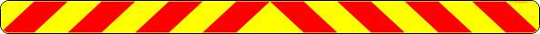 Category 161 Class 1A Pressure Sensitive Reflective Rear Marking Plate